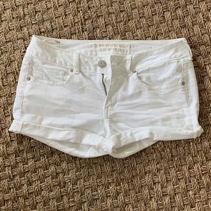 White Jean American Eagle Shorts